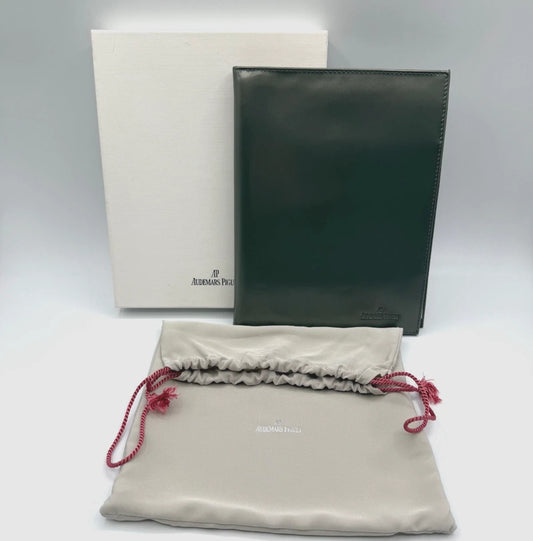 Audemars Piguet agenda block notes notepad pelle grigia grey leather vintage
