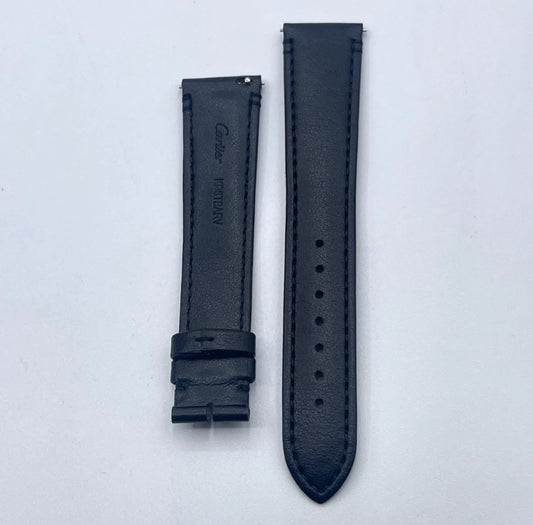 Cartier Tank cinturino vitello nero black KD8TBARV 19/16mm