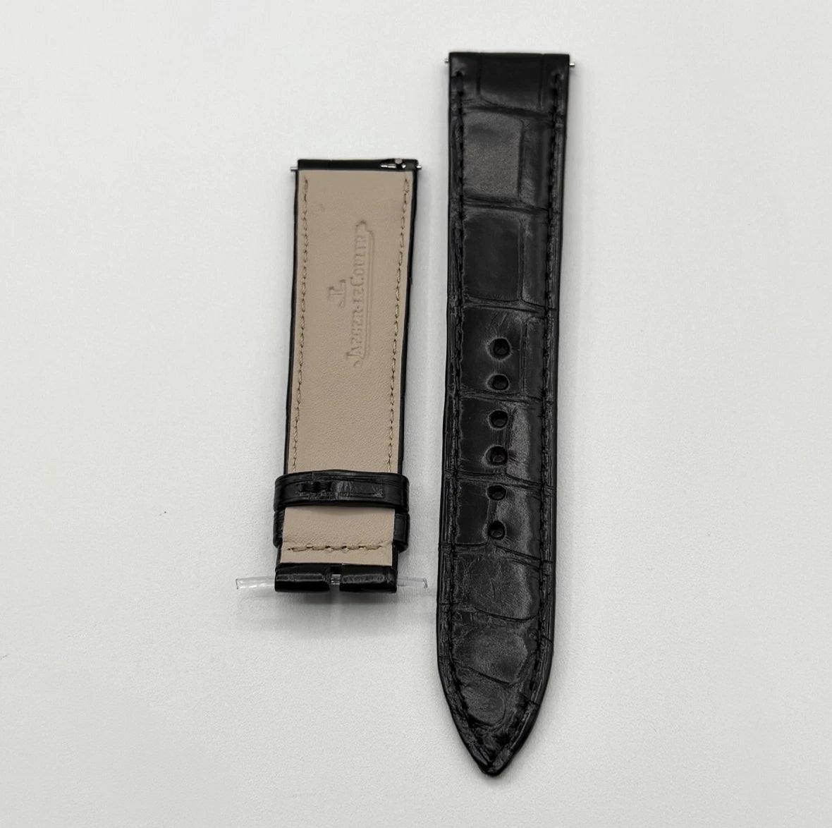 Jaeger LeCoultre Reverso L cinturino alligatore nero black 20/18mm