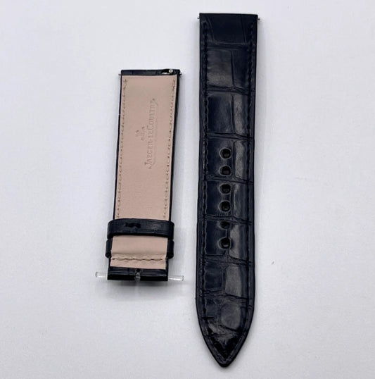 Jaeger Le-Coultre Reverso cinturino watch strap alligatore nero black 20/18mm