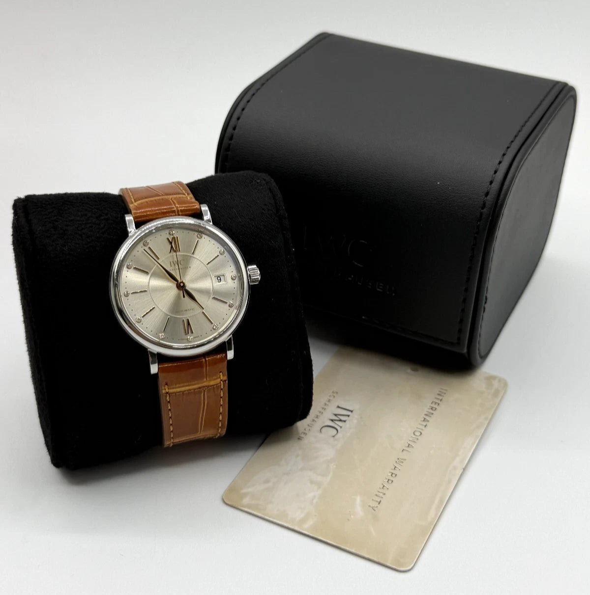 IWC Portofino 37mm acciaio steel ref IW458101 cal 35111 anno 2017