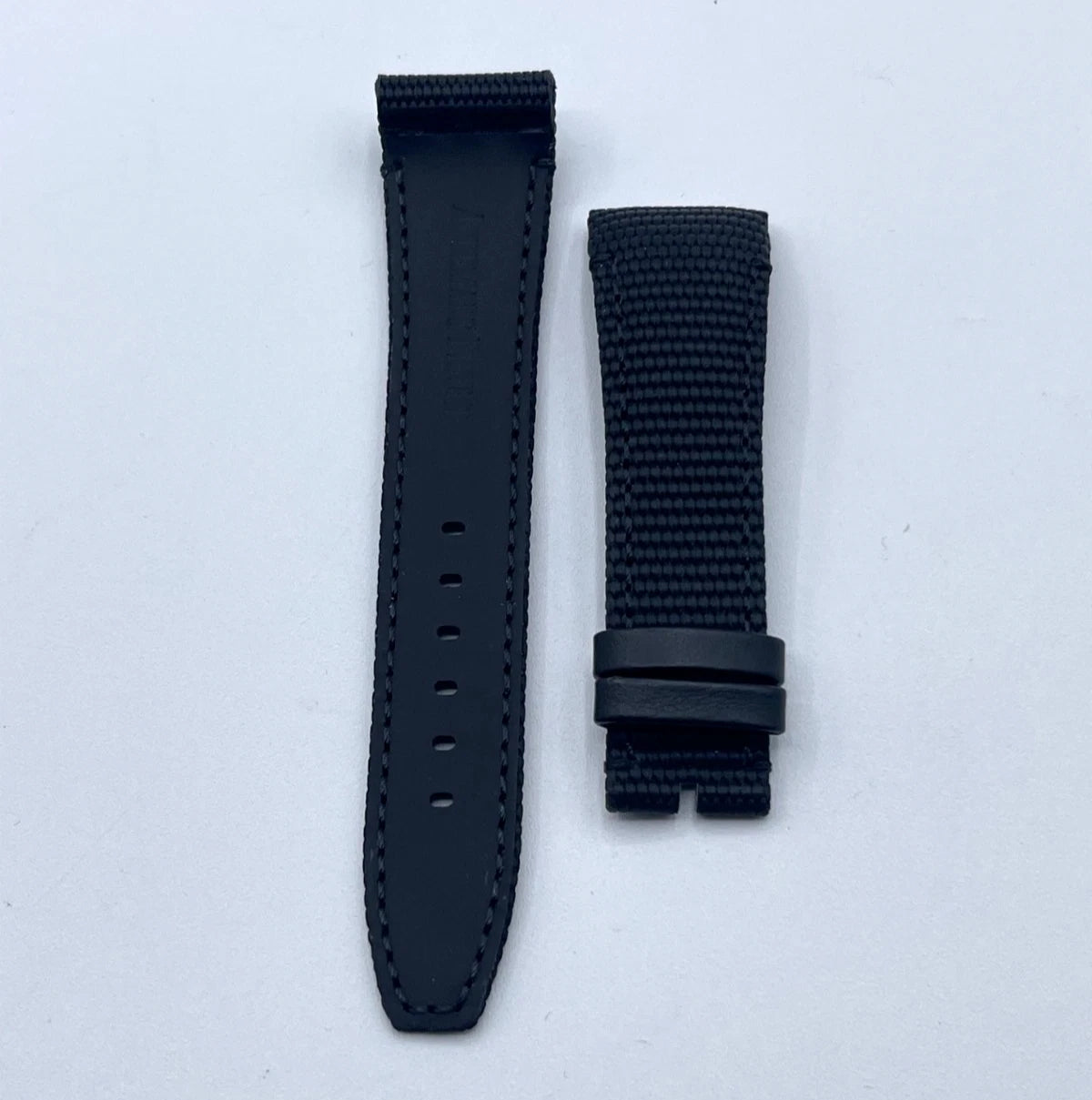 Audemars Piguet Code 11.59 cinturino watch strap tessuto fabric nero 22/18mm