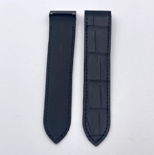 Cartier Santos 100GM cinturino alligatore nero black KD95JK97 23/21mm