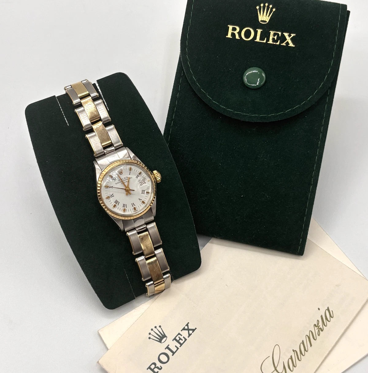 Rolex Oyster Perpetual Date 26mm acciaio oro gold steel ref 6517 cal 1161