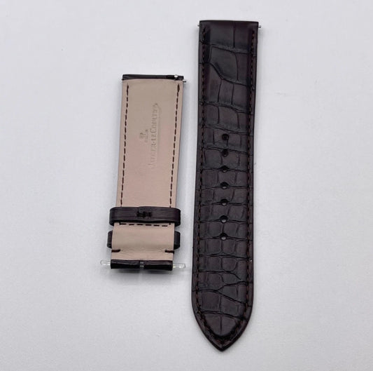 Jaeger Le-Coultre Reverso cinturino watch strap alligatore marrone brown 22/20mm