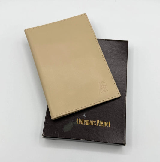 Audemars Piguet porta documenti document holder pelle avorio ivory leather