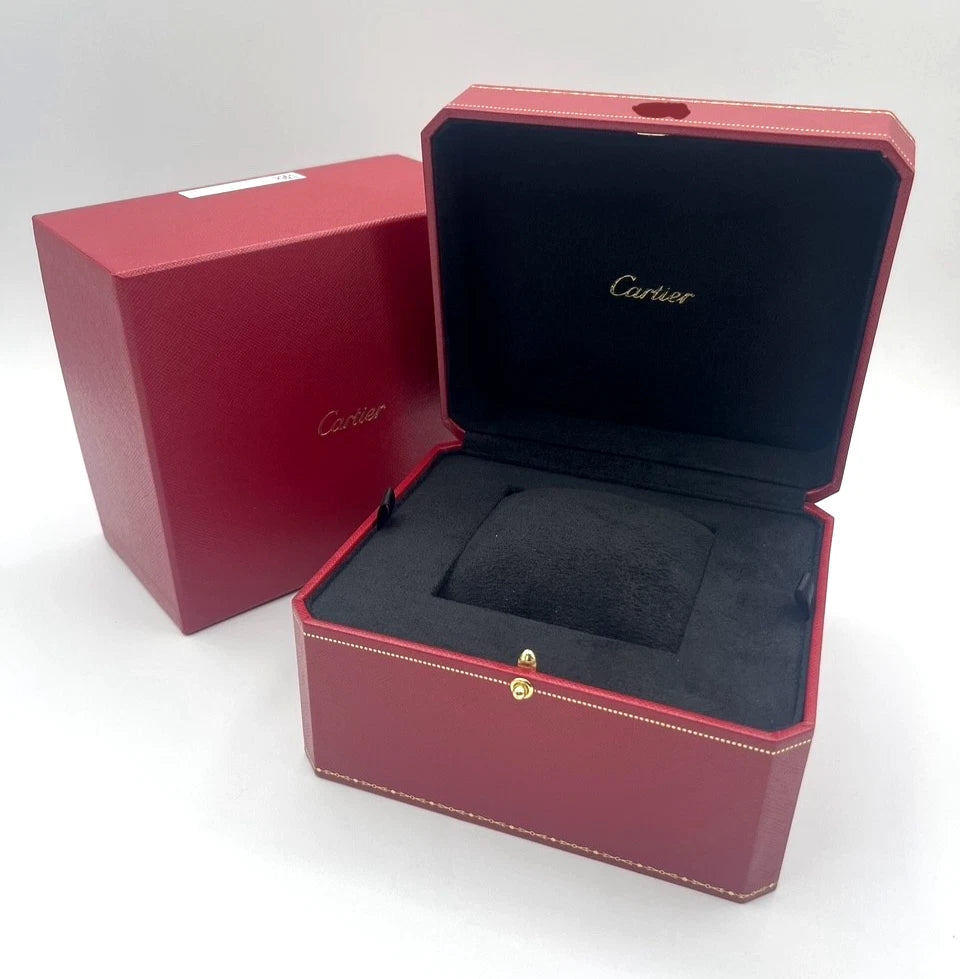 Cartier scatola completa orologio personalizzata watch box ref. CRCO000497