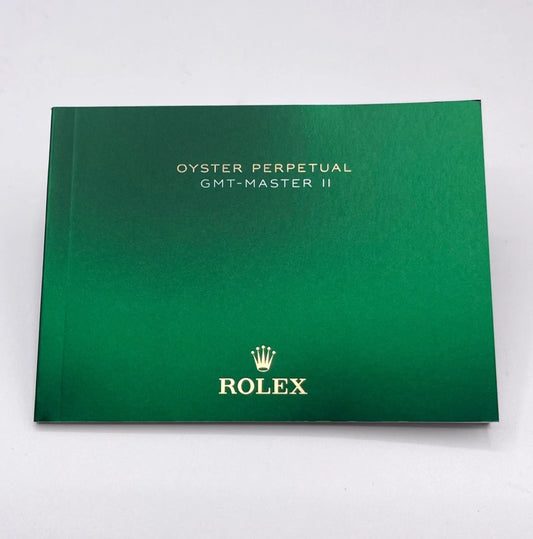 Rolex Gmt-Master II libretto corredo orologio watch booklet 1.2018 francese
