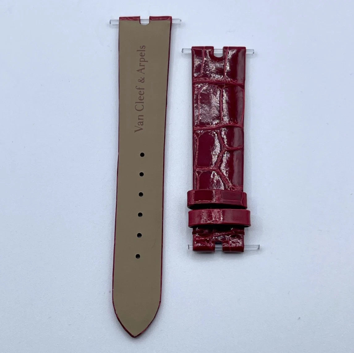 Van Cleef & Arpels Pierre Arpels 38mm cinturino orologio rosso red strap 19/16