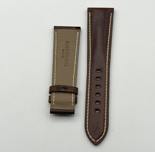 Patek Philippe cinturino pelle marrone brown leather strap 22/18mm