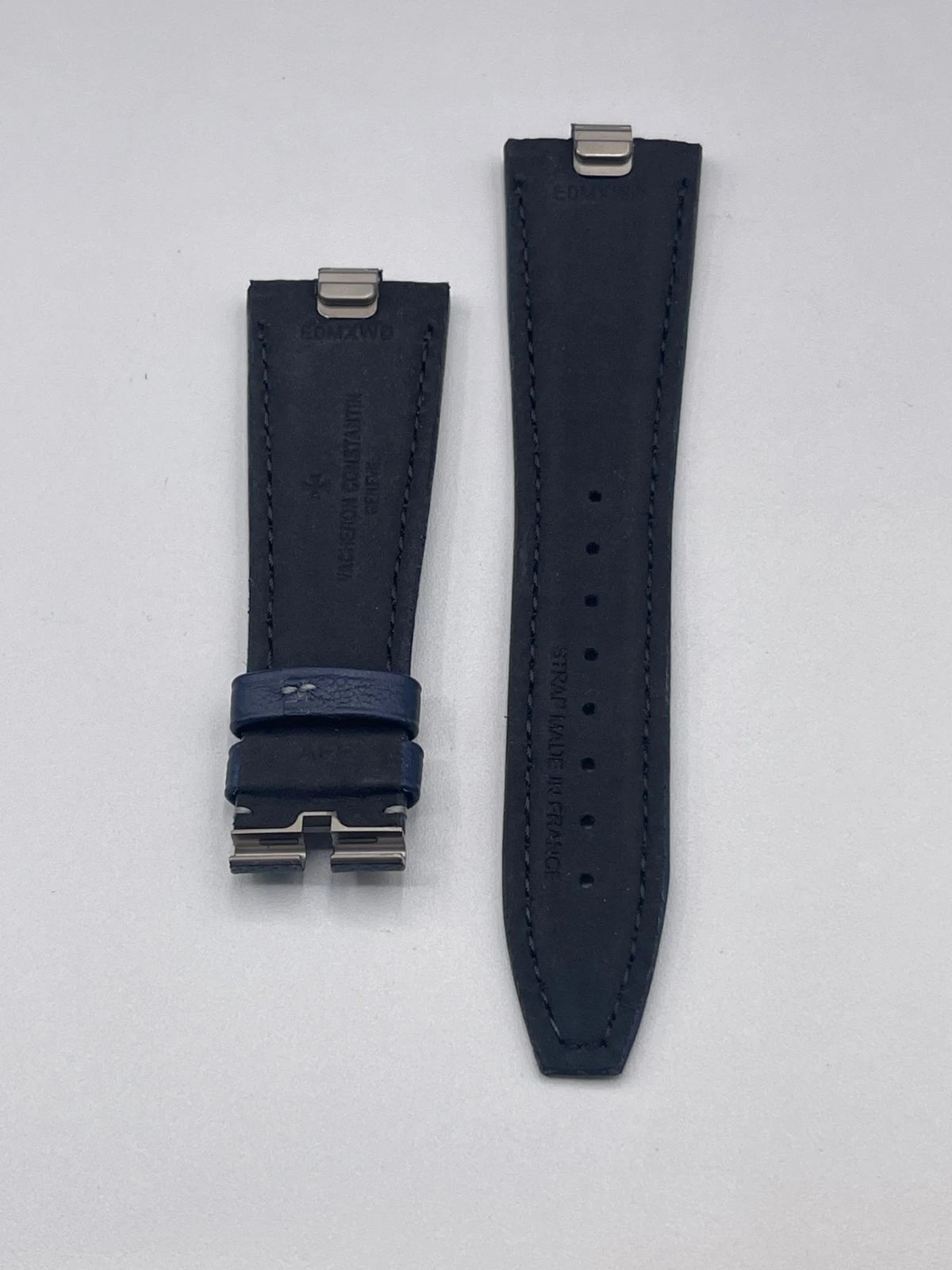 Vacheron Constantin Overseas cinturino pelle blu blue strap 24/18 mm