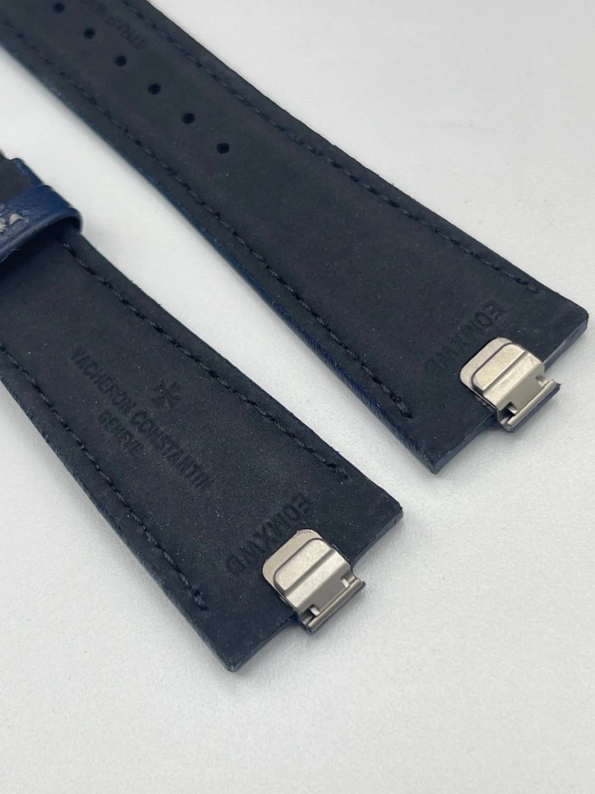 Vacheron Constantin Overseas cinturino pelle blu blue strap 24/18 mm