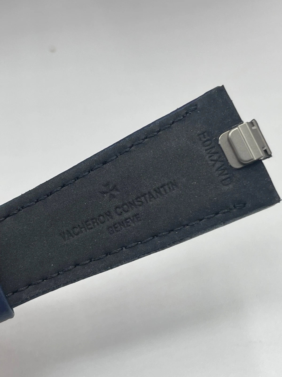 Vacheron Constantin Overseas cinturino pelle blu blue strap 24/18 mm