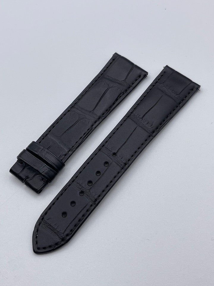 Cartier Tank LC GM+ cinturino pelle alligatore marrone brown leather KDF9BN87 21/18 mm