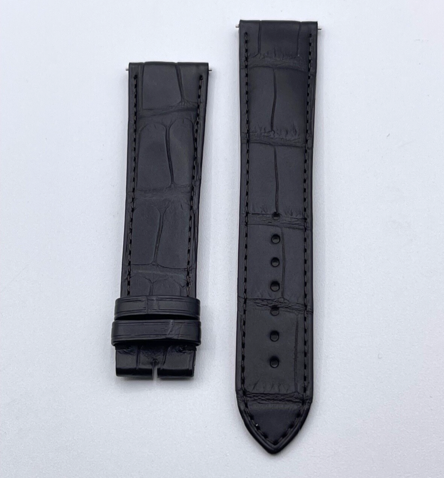 Cartier Tank LC GM+ cinturino pelle alligatore marrone brown leather KDF9BN87 21/18 mm