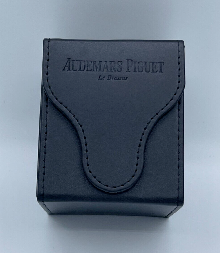 Audemars Piguet box viaggio ap travel box royal oak pelle nera originale new