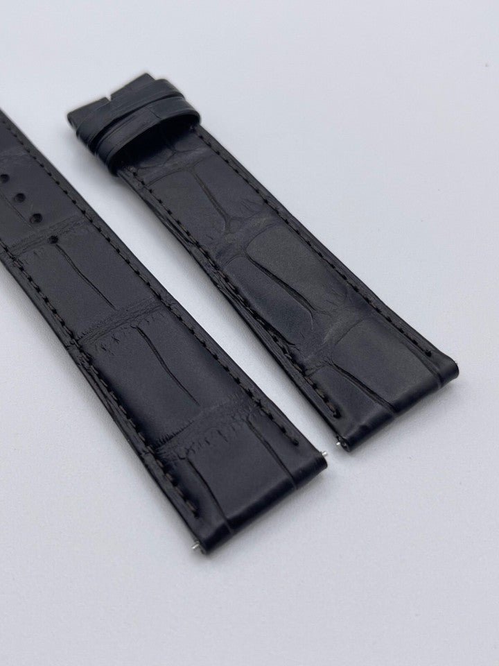 Cartier Tank LC GM+ cinturino pelle alligatore marrone brown leather KDF9BN87 21/18 mm