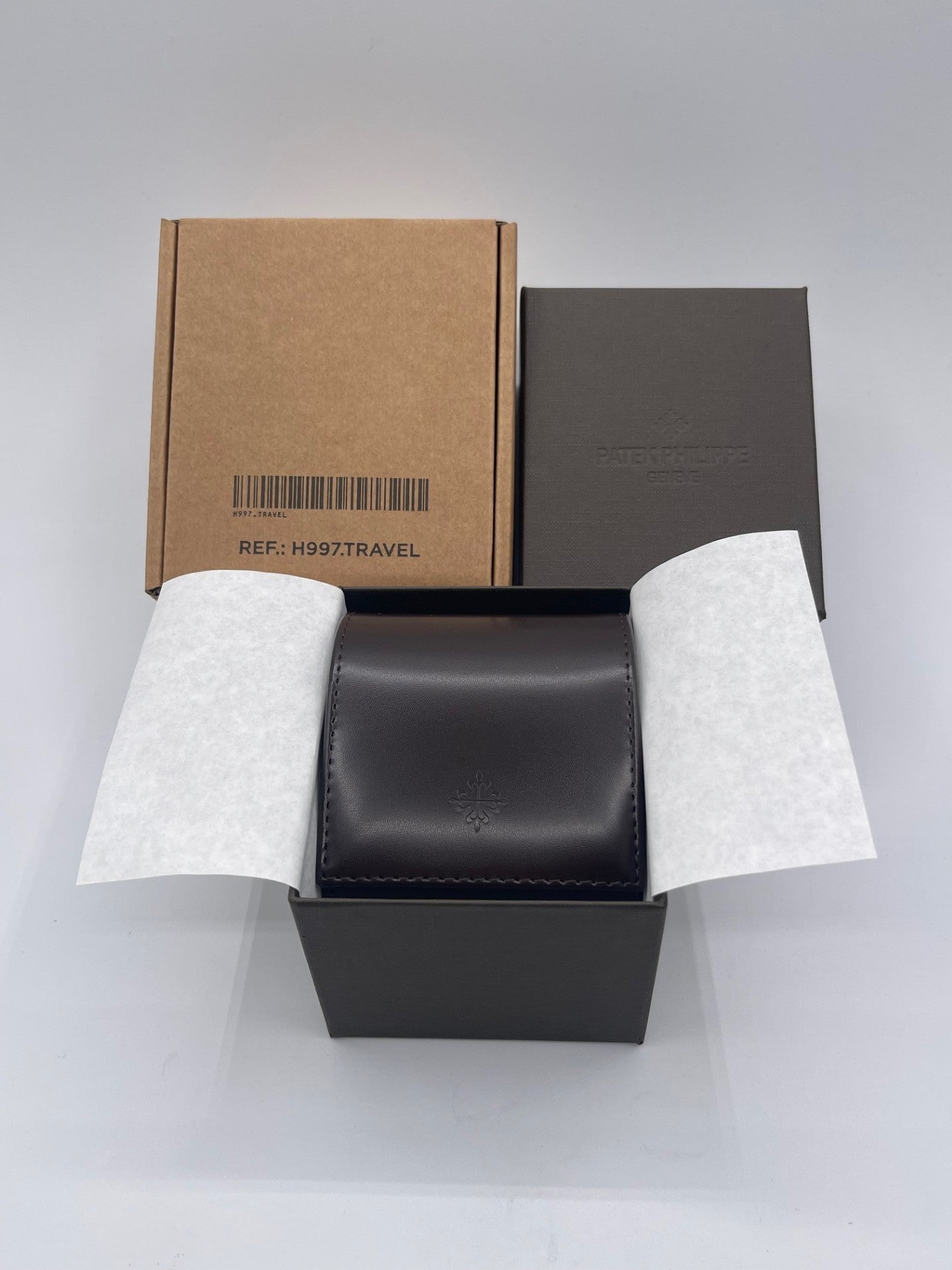 Patek Philippe Nautilus Calatrava watch case service watch travel box new