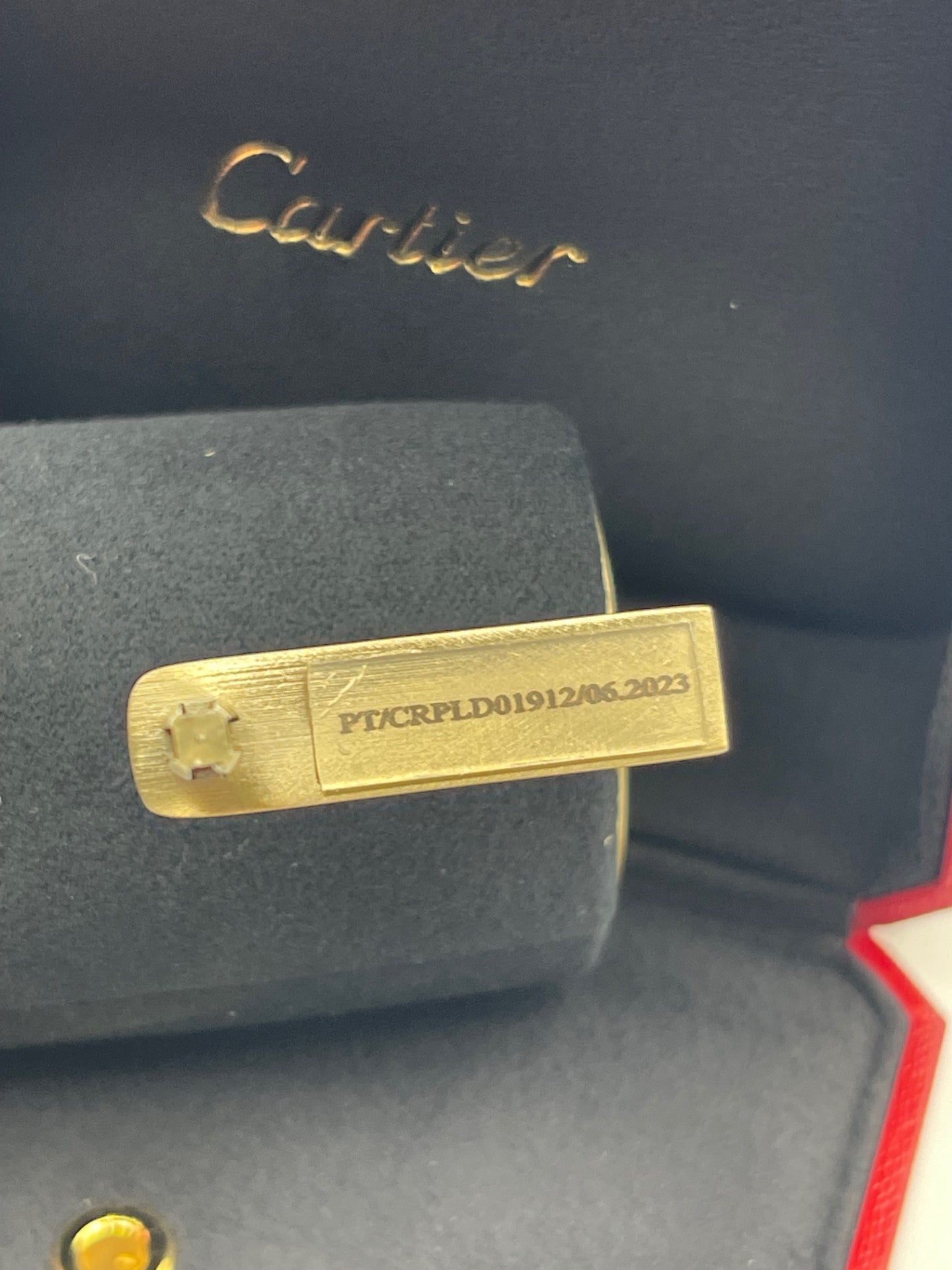 Cartier watch display box