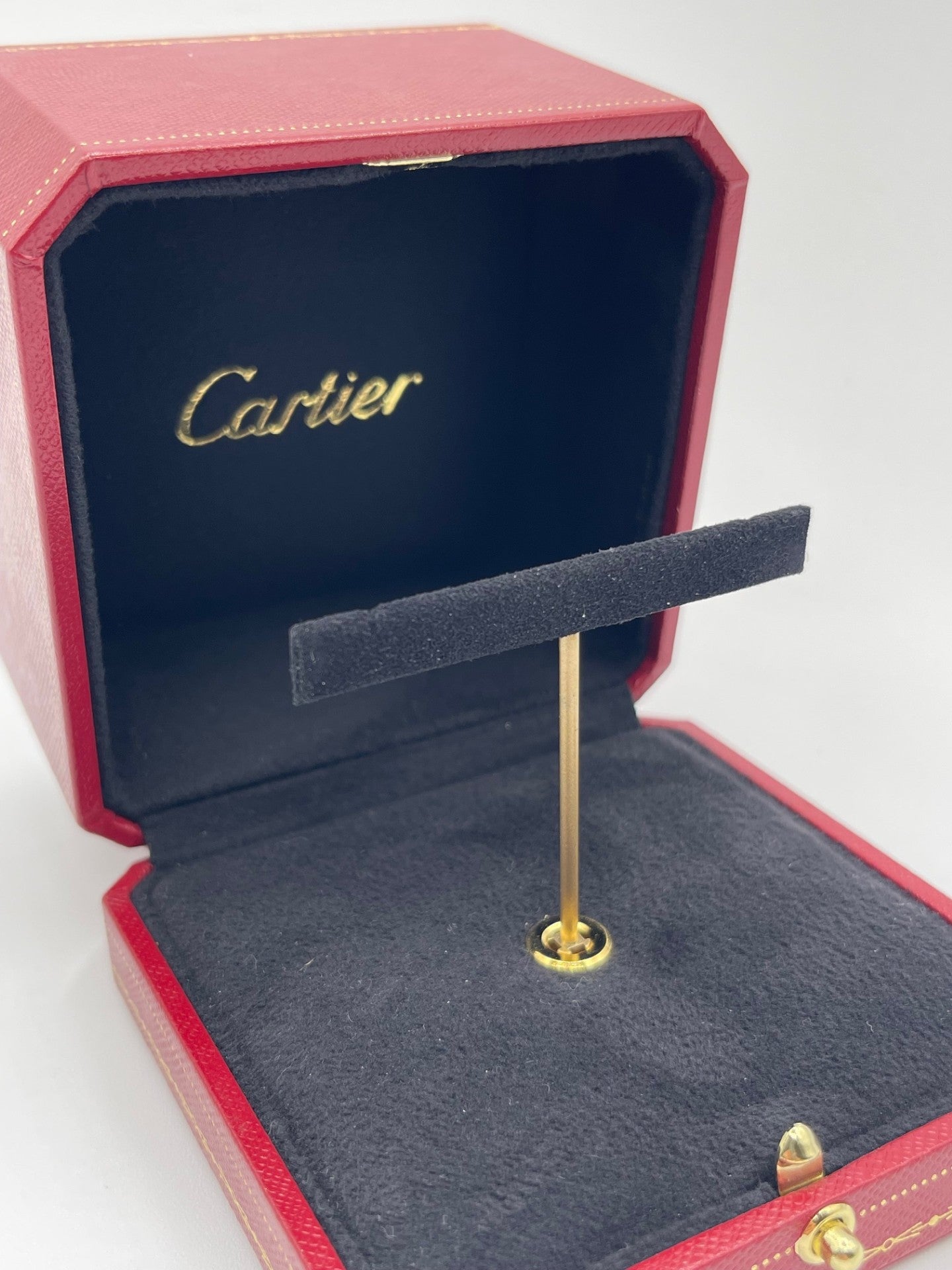 Cartier pendant earrings display box