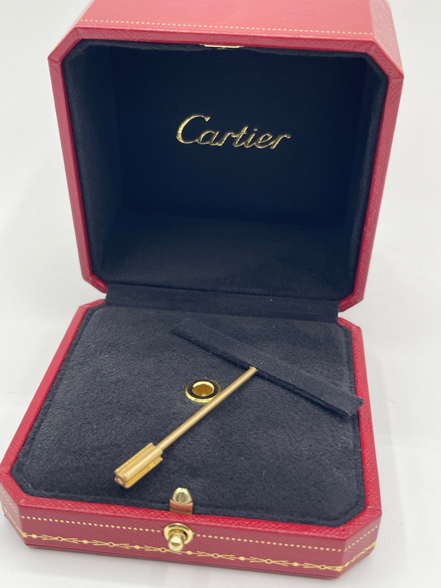 Cartier pendant earrings display box
