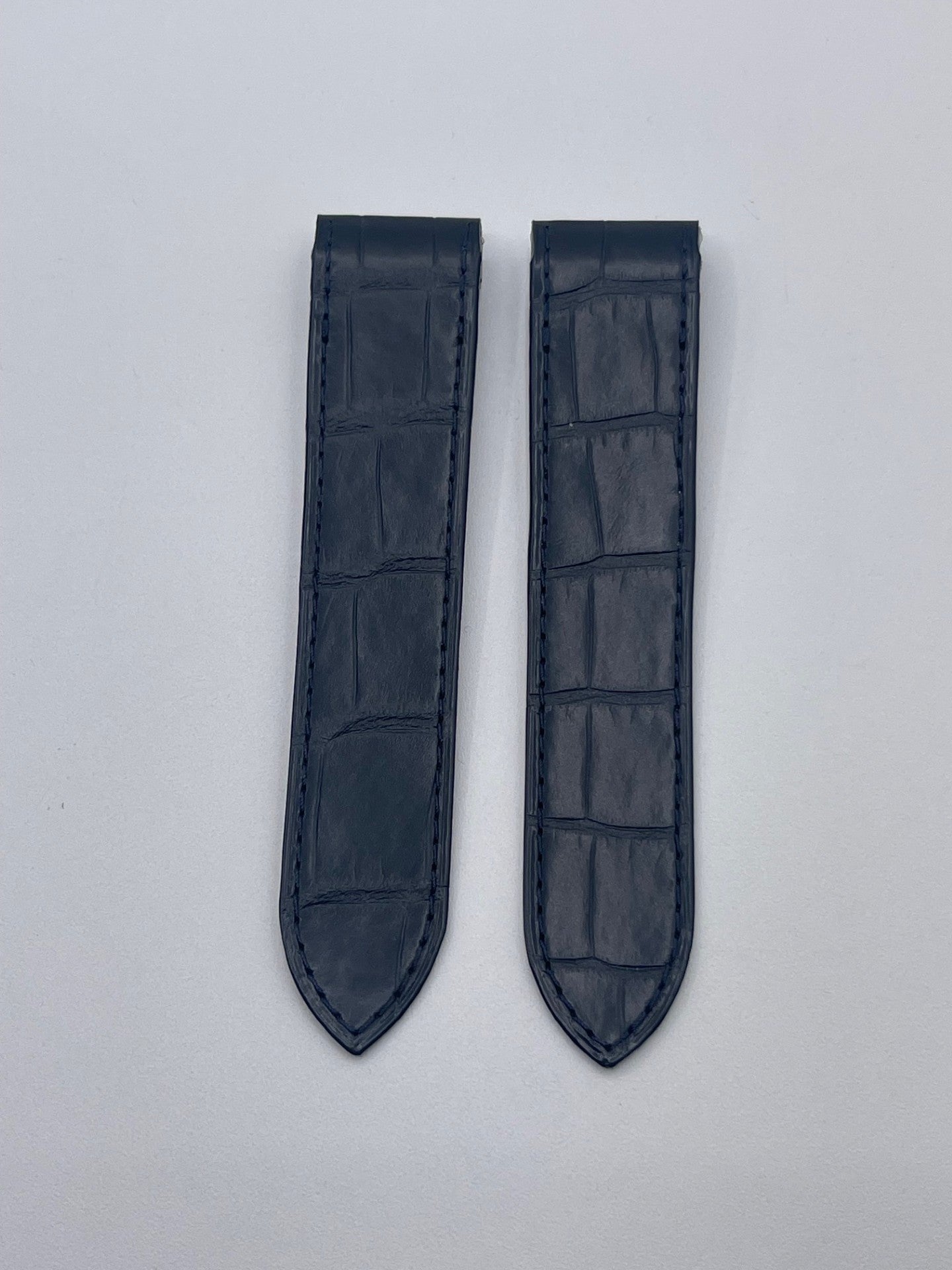 Cartier Santos 100GM Brown Alligator Strap KD95JM52 23/21mm