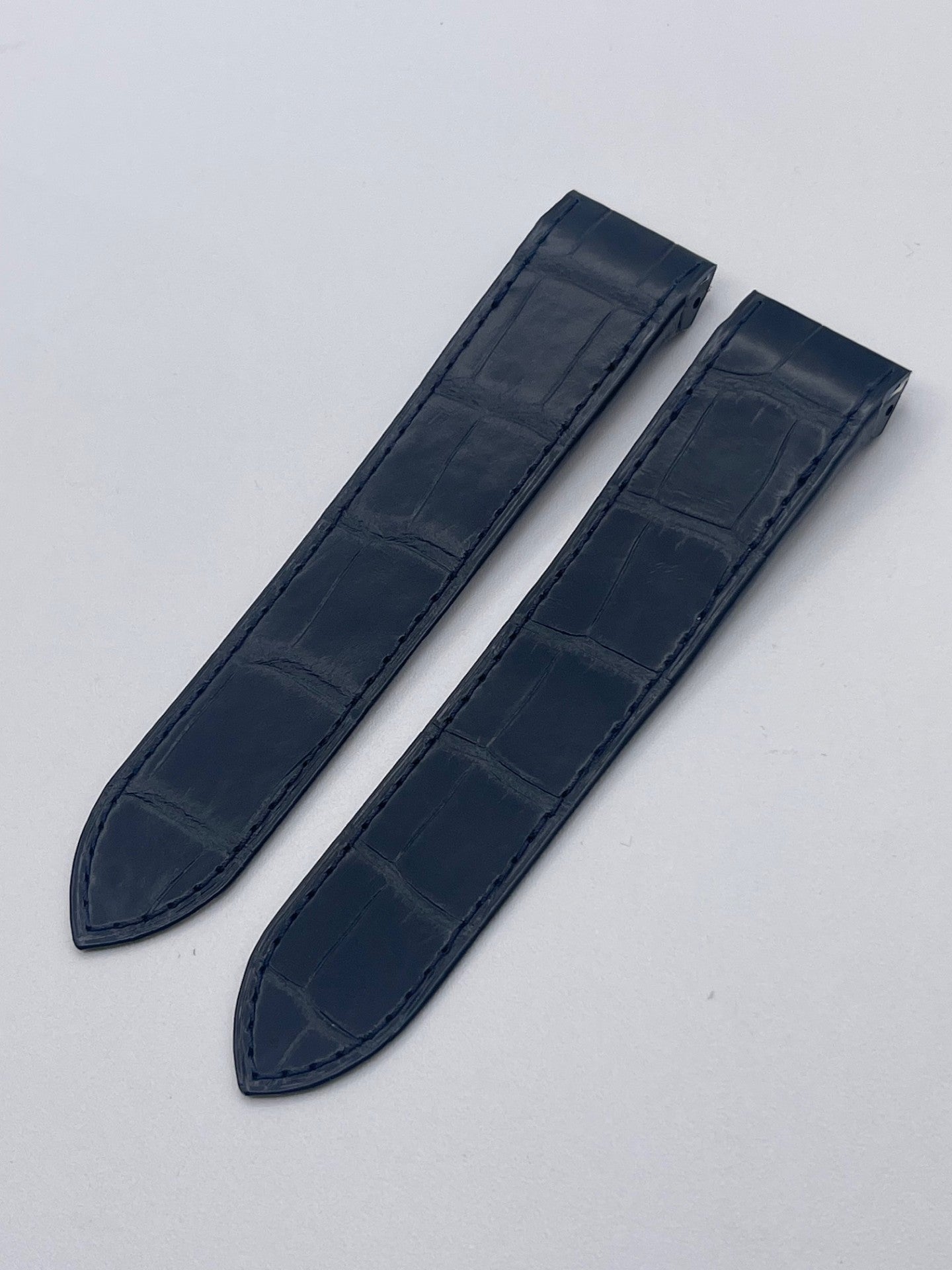 Cartier Santos 100GM Brown Alligator Strap KD95JM52 23/21mm