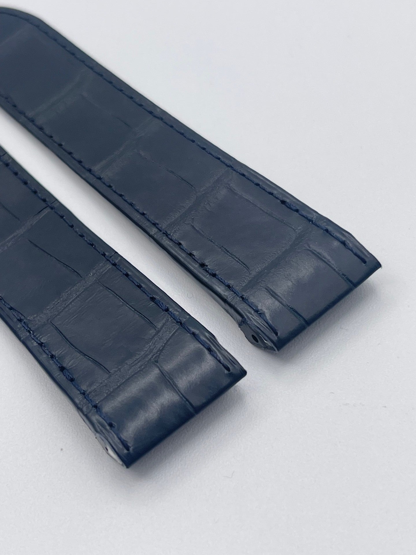 Cartier Santos 100GM Brown Alligator Strap KD95JM52 23/21mm