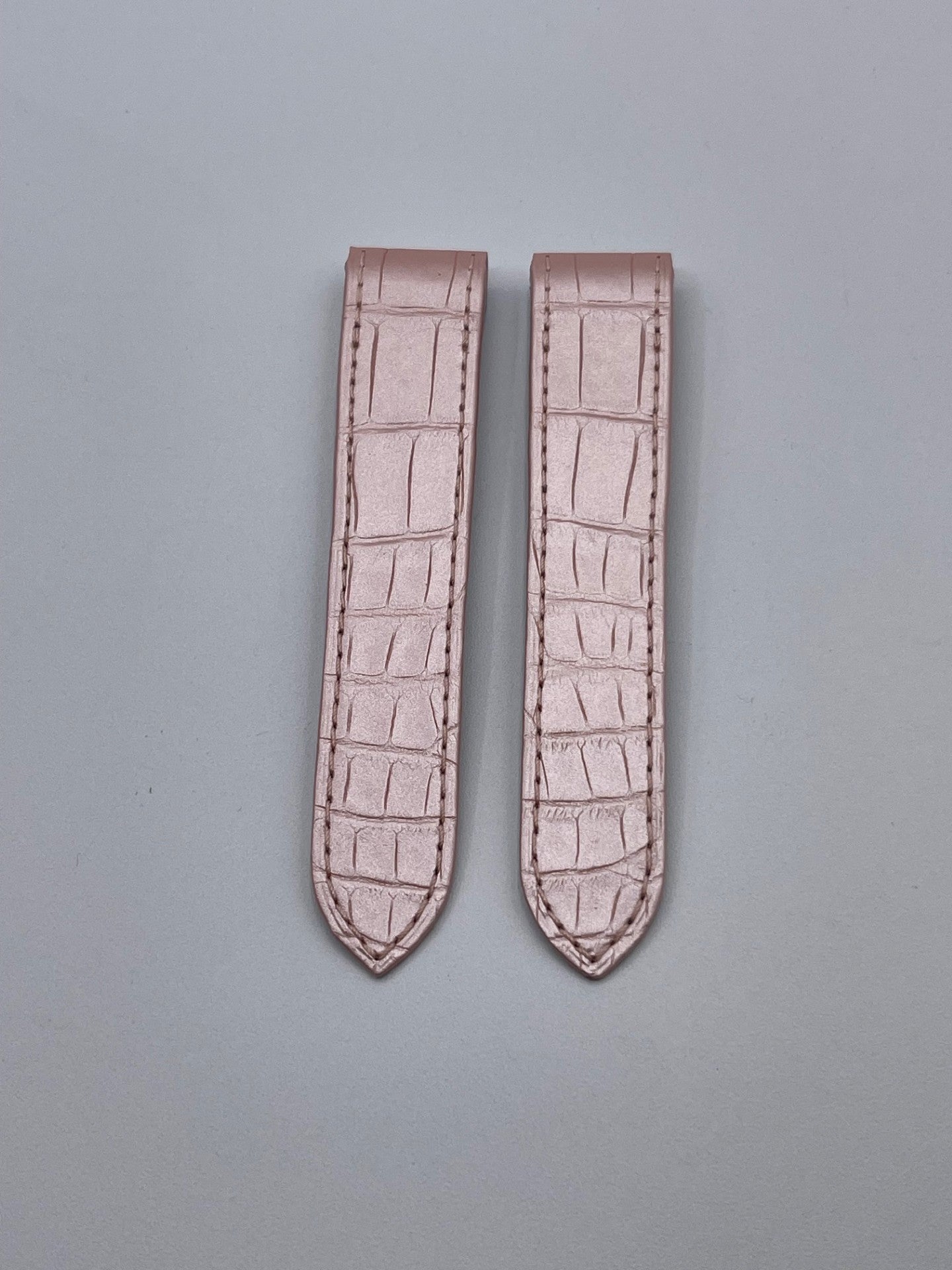 Cartier Santos 100MM cinturino alligatore rosa rose KD1M9Y52 20/18mm