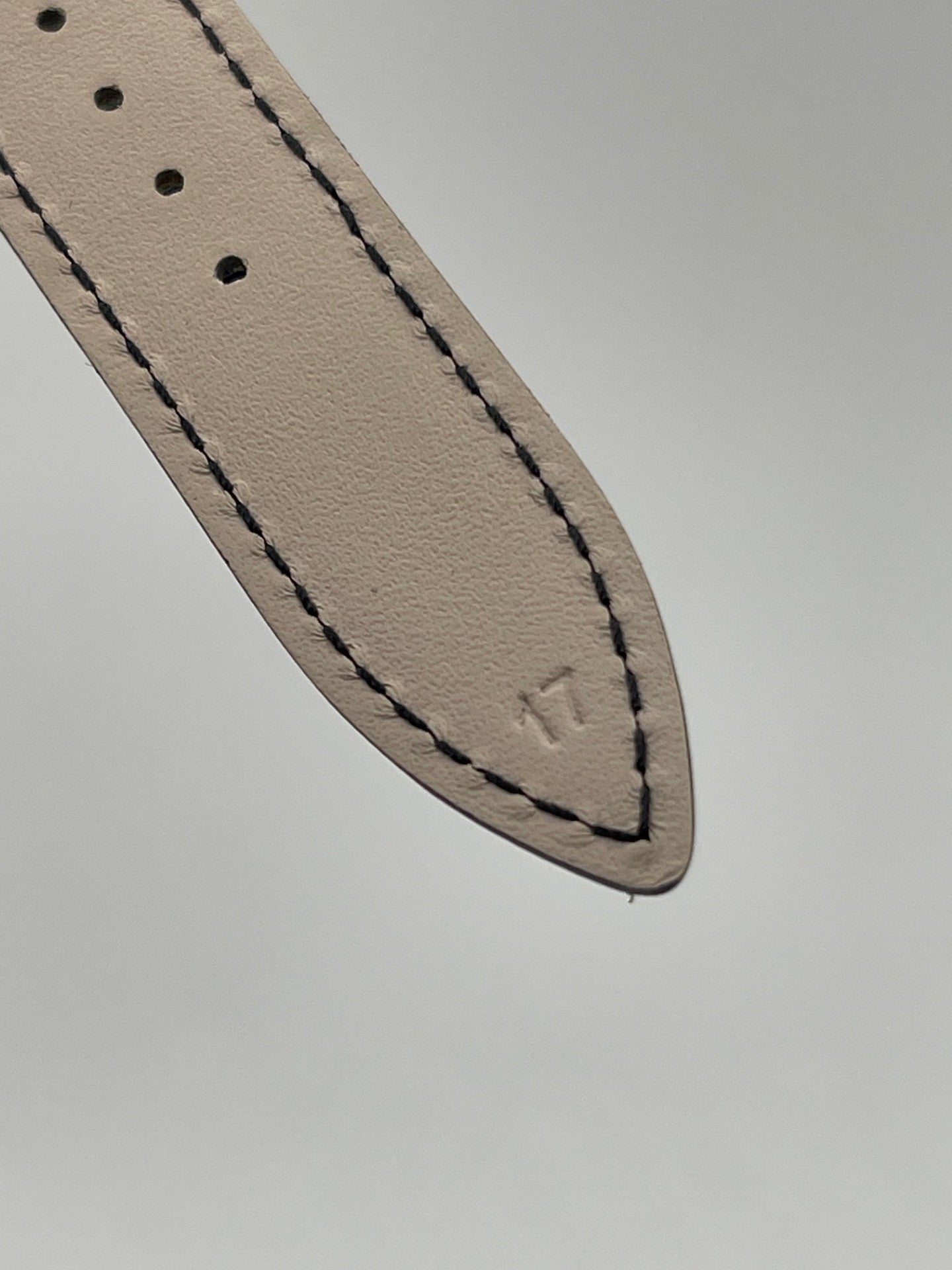 Jaeger Le-Coultre Master Ultra Thin 36 watch strap alligatore nero black 17/16mm