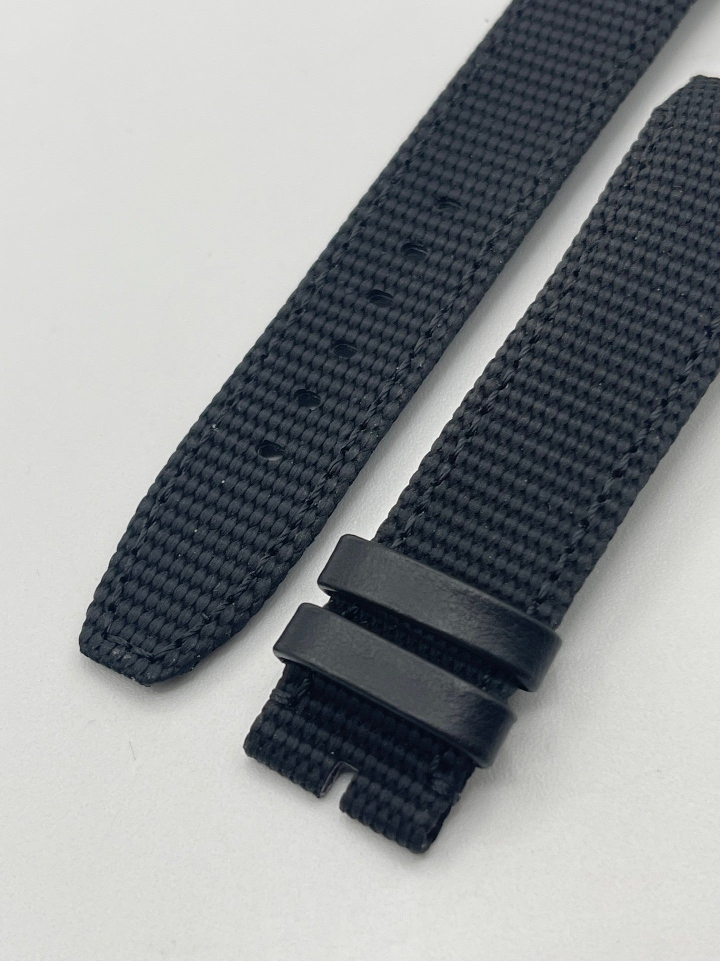 Audemars Piguet Code 11.59 cinturino watch strap tessuto fabric nero 22/18mm