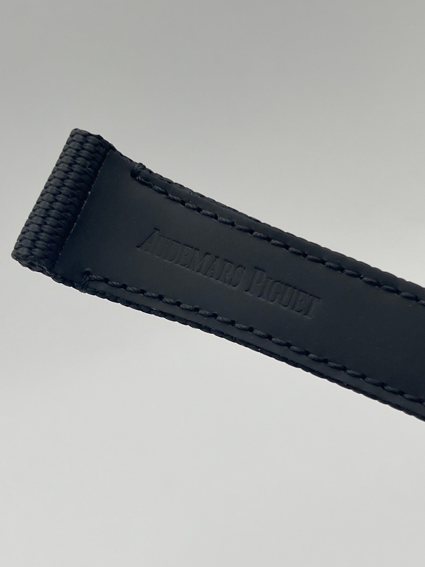 Audemars Piguet Code 11.59 cinturino watch strap tessuto fabric nero 22/18mm