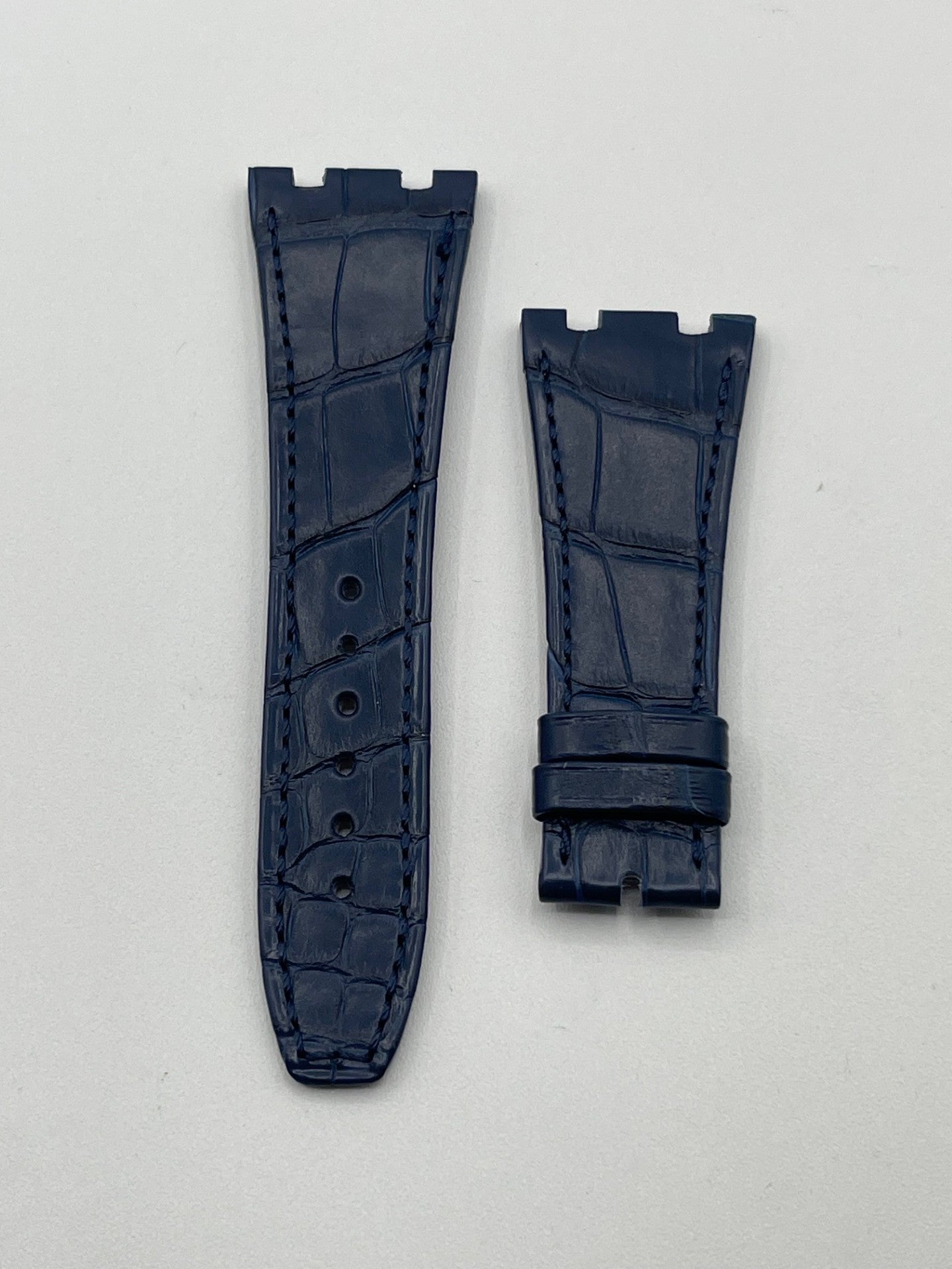 Audemars Piguet Royal Oak 15400 cinturino alligator strap blu blue 26/18mm