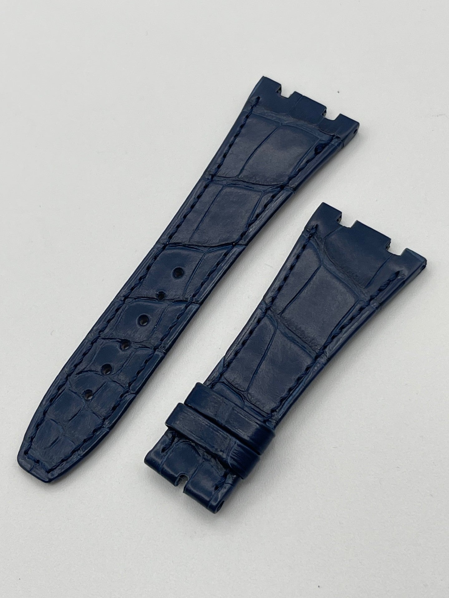 Audemars Piguet Royal Oak 15400 cinturino alligator strap blu blue 26/18mm