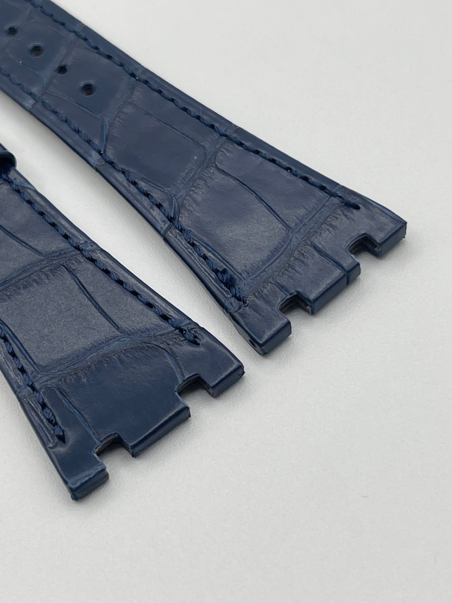 Audemars Piguet Royal Oak 15400 cinturino alligator strap blu blue 26/18mm