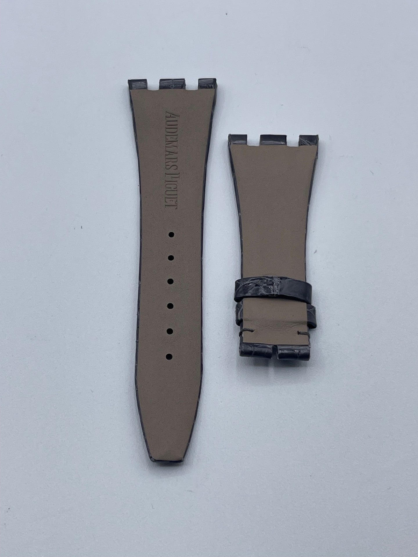 Audemars Piguet Royal Oak lady cinturino alligator strap grigio grey 24/16mm