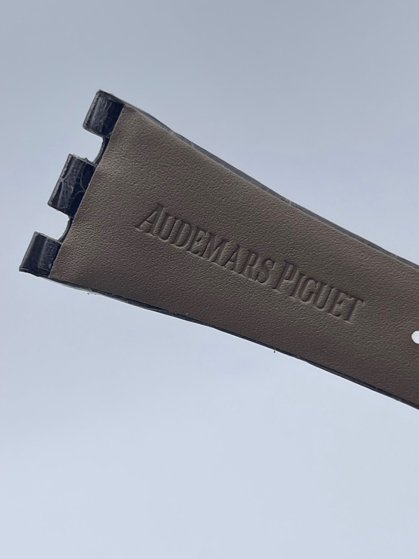 Audemars Piguet Royal Oak lady cinturino alligator strap grigio grey 24/16mm