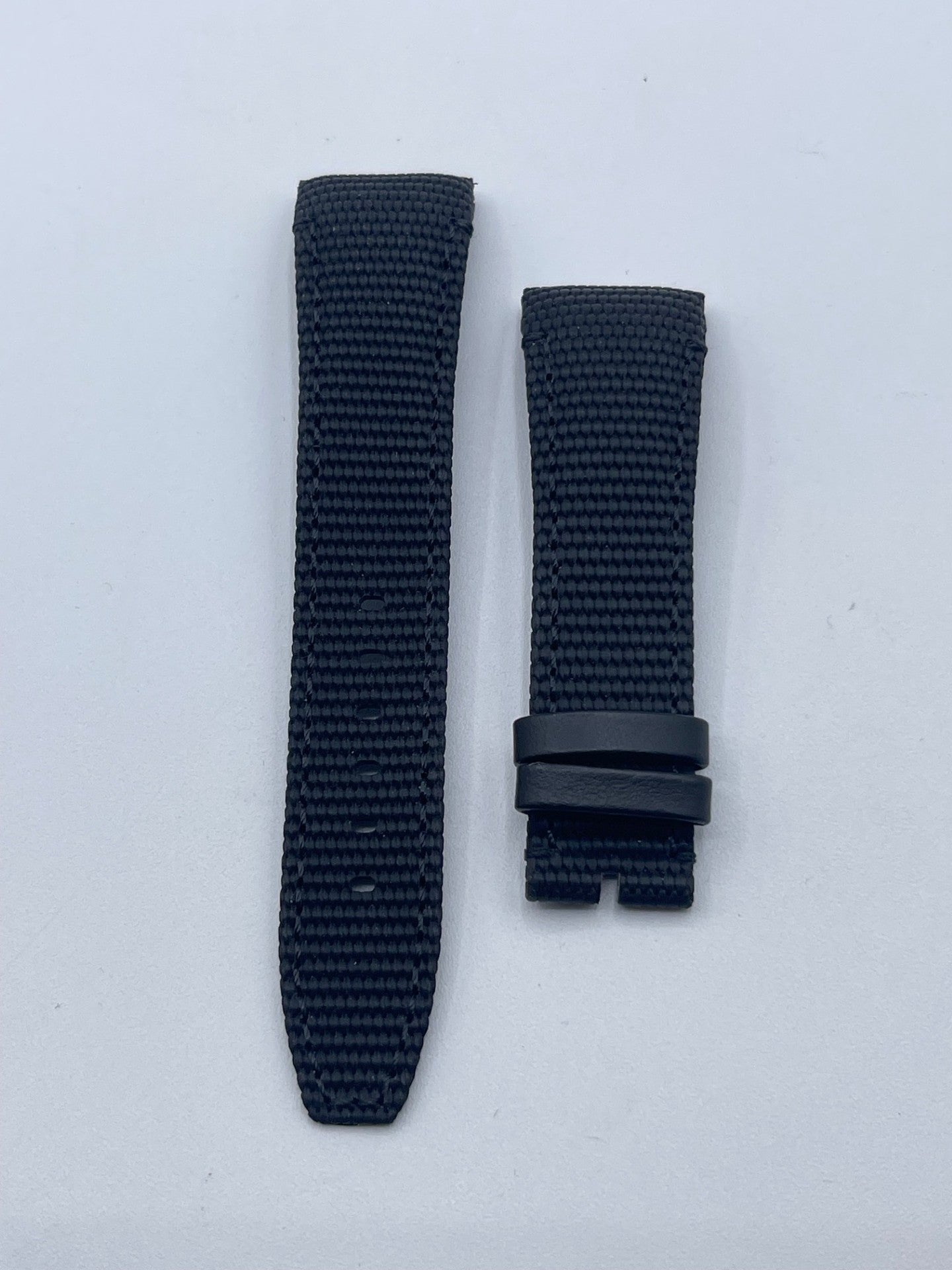 Audemars Piguet Code 11.59 cinturino watch strap tessuto fabric nero 22/18mm