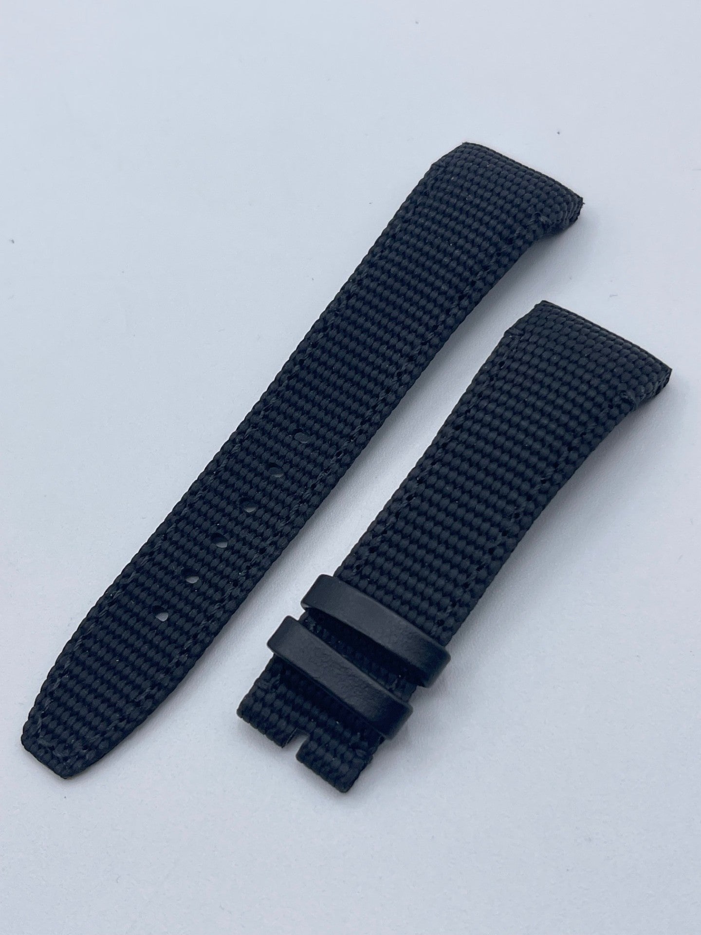 Audemars Piguet Code 11.59 cinturino watch strap tessuto fabric nero 22/18mm