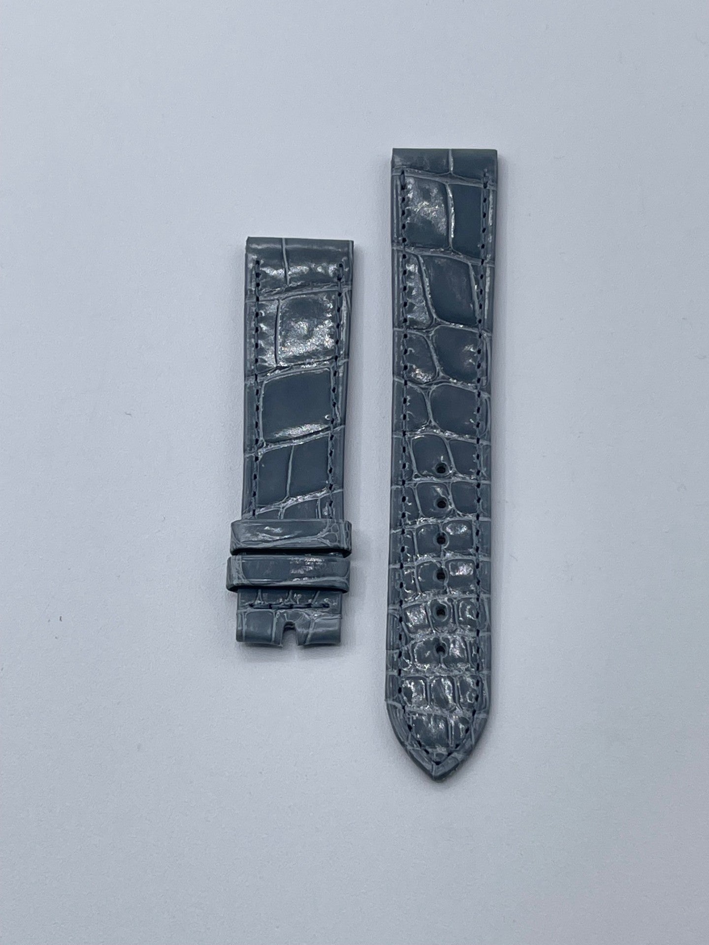 Patek Philippe Nautilus lady grey alligator strap 21/14mm