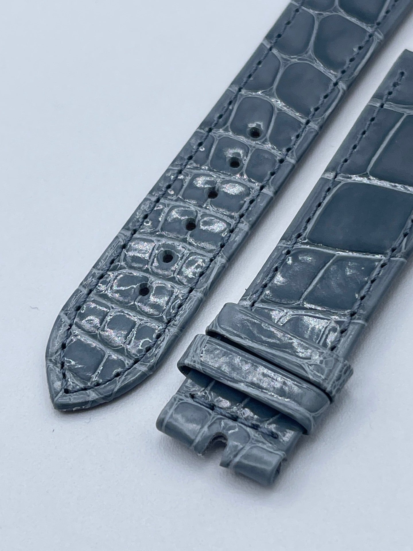 Patek Philippe Nautilus lady grey alligator strap 21/14mm