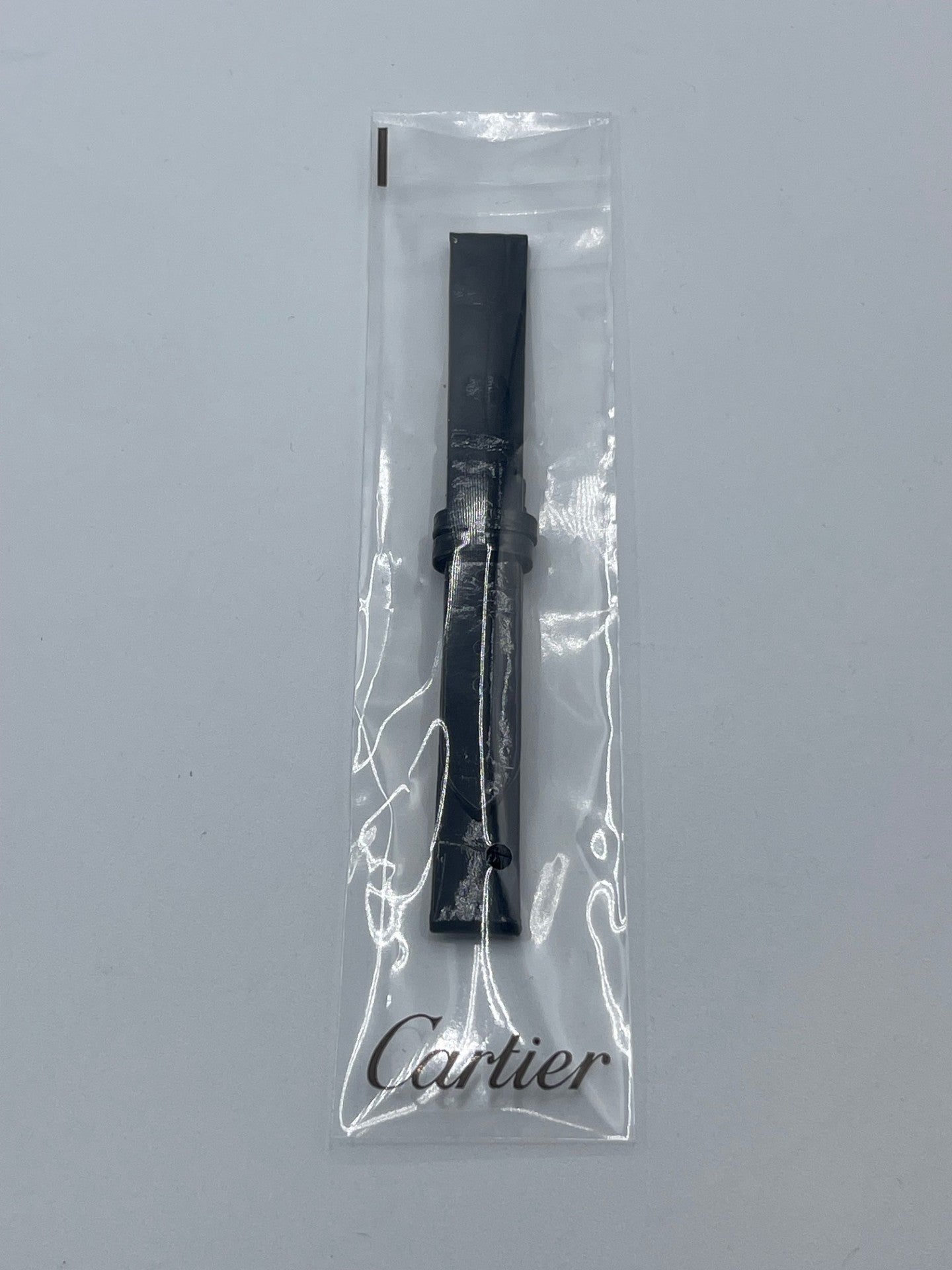 Cartier Tank Americaine cinturino orologio alligatore dark blue KDC8AN75 13/12