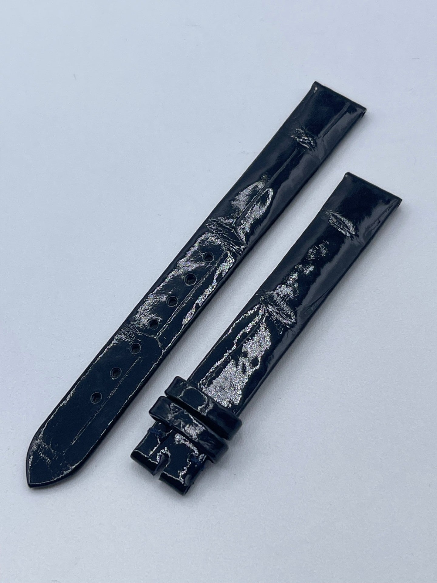 Cartier Tank Americaine cinturino orologio alligatore dark blue KDC8AN75 13/12