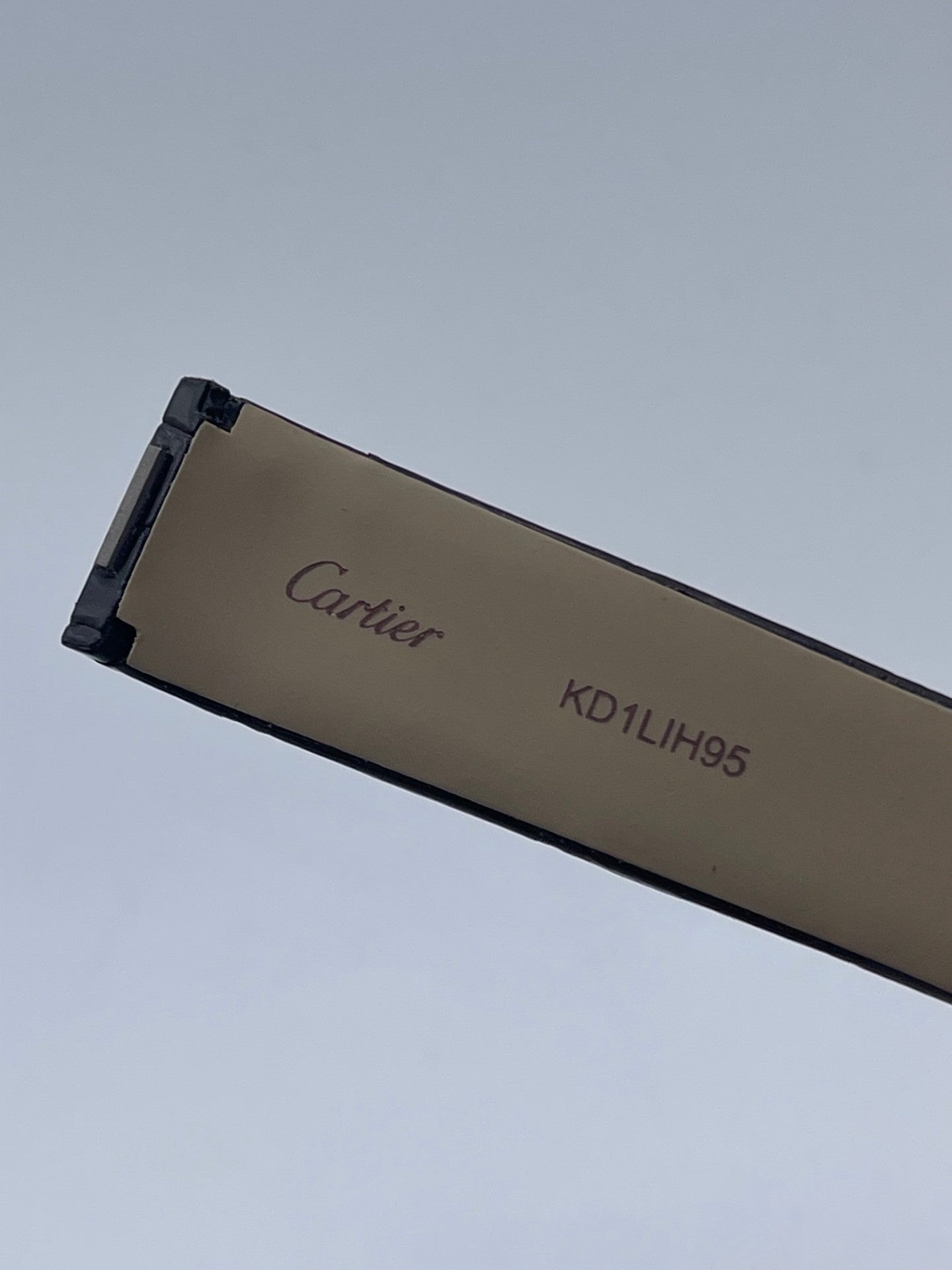 Cartier Santos Dumont cinturino alligatore marrone brown KD1LIH95 18,5/16mm